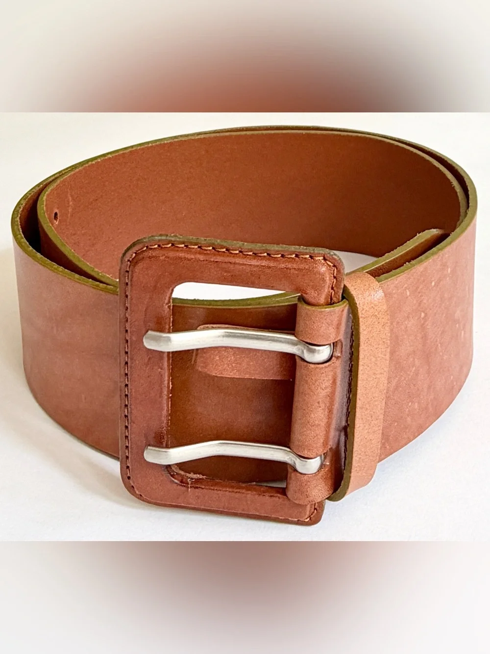 Wide Banana Republic Brown Belt Made in Italy